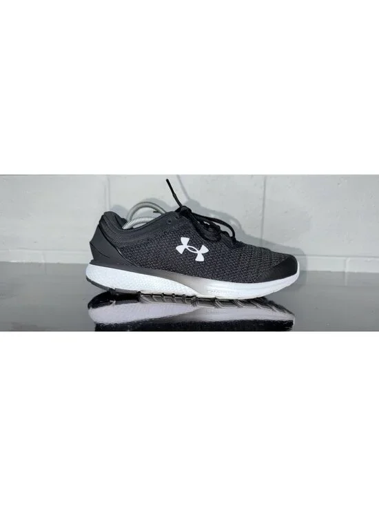 Under Armour Charged Escape 3 Womens Athletic Running Shoes Size 9.5 Black White - Picture 1 of 8